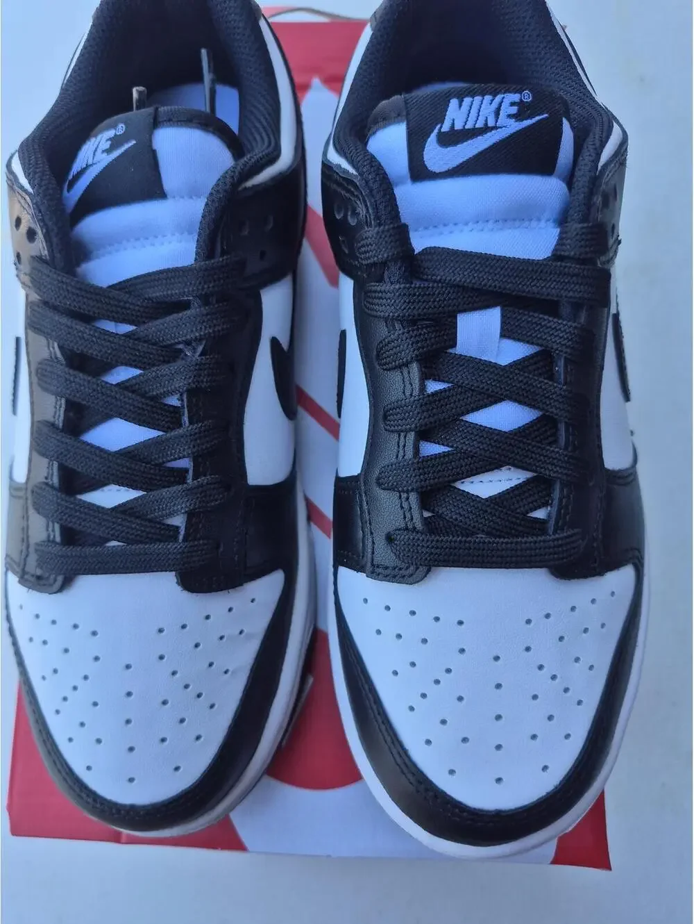 Nike Dunk Low Retro White Black Panda Womens 6 Mens 4.5 New